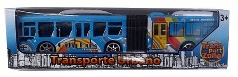 Bus Transporte Juguete Tipo Transantiago Azul
