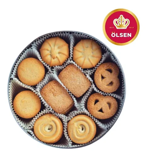 Galletas Mantequilla Premium Danesas Olsen Envase Lata 270g