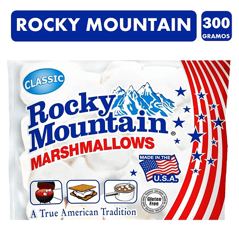 Marshmallows Clásicos  Rocky Mountain Tamaño Regular 300g