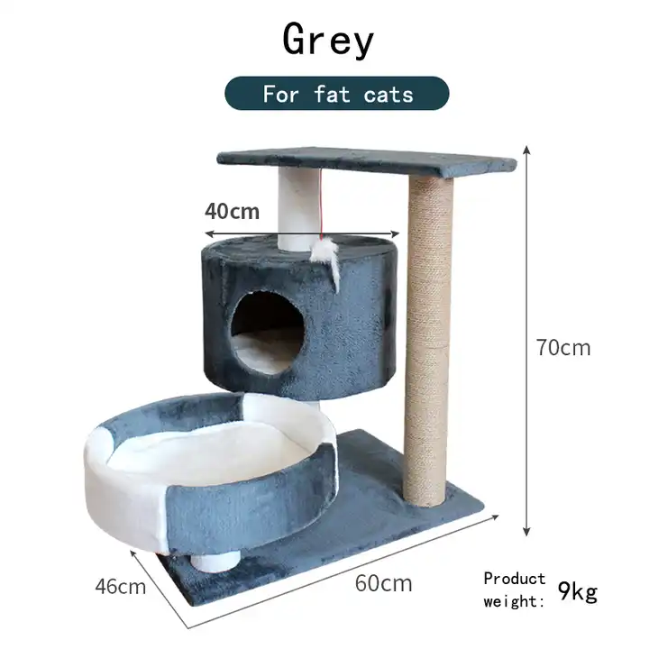 Torre Rascador Gato Con Juguete De Ratón