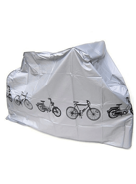 Pack X 2 Funda Carpa Lona Cubre Moto Bicicleta Con Diseño