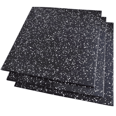 Piso Caucho Gimnasio 50x50cm X Grosor 2.5 cm