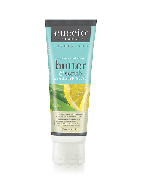 Manteca y Exfoliante con Manteca de Limetta Blanca y Aloe Vera 113 gr