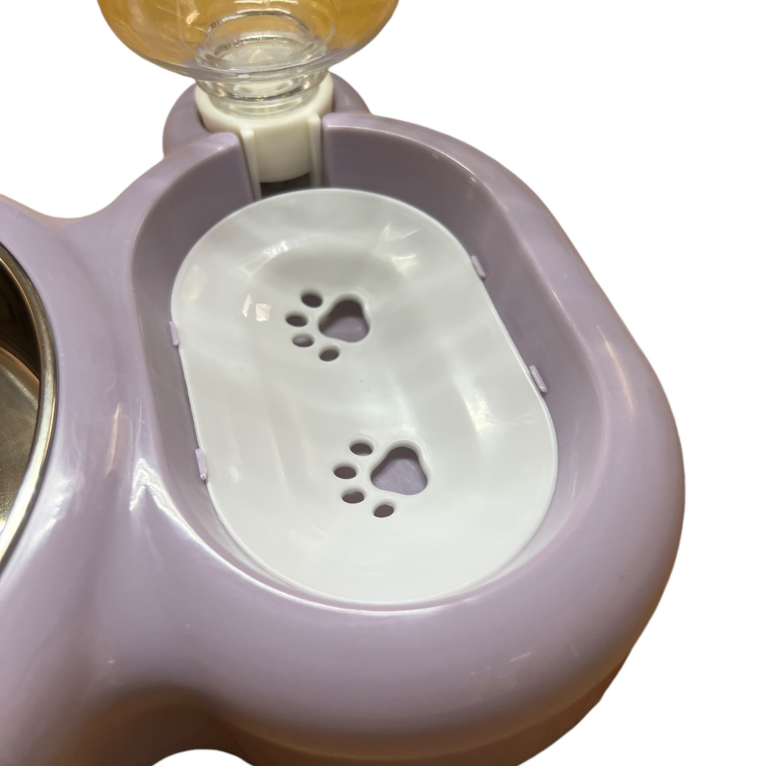 Dispensador Agua Mascotas Perro Gato Acero Automatico 11