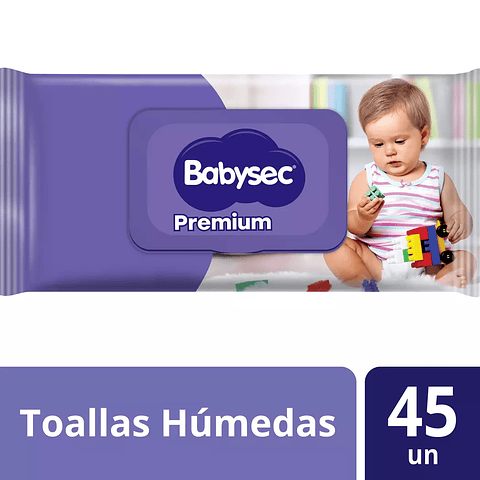 Toallitas Húmedas Babysec Aloe & Vitamina 45 Un