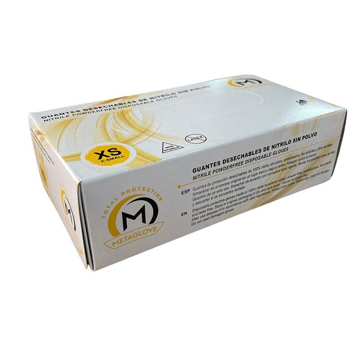 Guantes Nitrilo XS-S-M-L-XL Examinación Celeste x 100 unidades 4