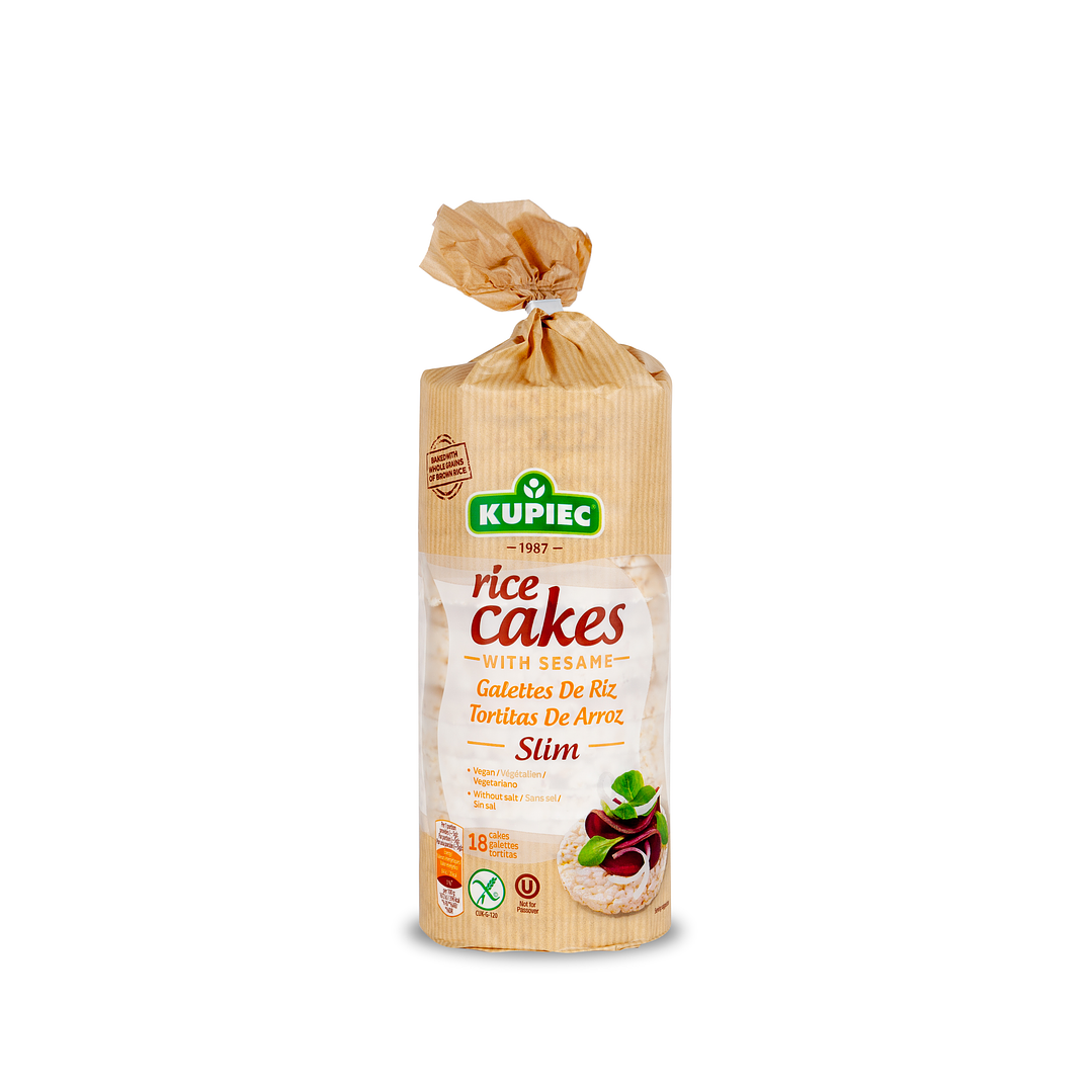 Pack Galletas De Arroz Con Sésamo Kupiec 90 Gr X 6 1