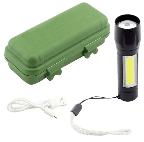 Mini Linterna y Lampara Led Tactica Recargable Usb