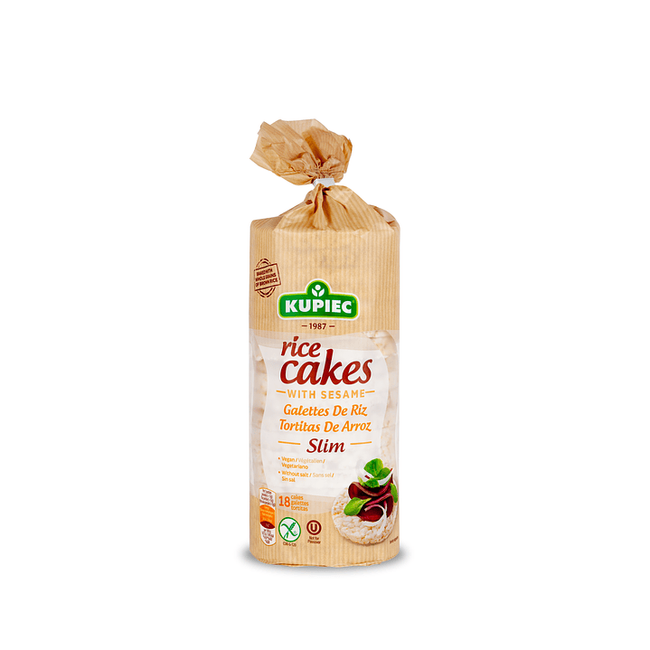 Pack Galletas De Arroz Con Sésamo Kupiec 90 Gr X 12 1