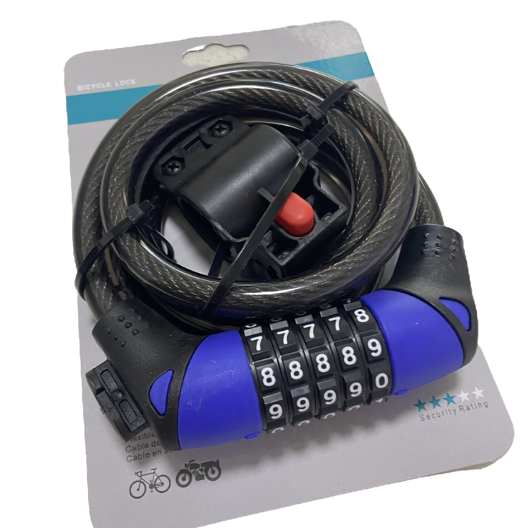 Candado Bicicleta Espiral MTB 180x12mm | Protección Maxima 2