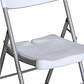 Set X4 Sillas Plegables De Plastico Para Fiestas Y Eventos Color Blanco - Miniatura 6