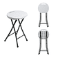 Pack x10 Piso Banquito Silla Taburete 46cm Plegable Plástico - Miniatura 2