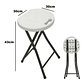 Pack x10 Piso Banquito Silla Taburete 46cm Plegable Plástico - Miniatura 5