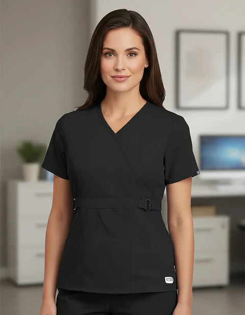 Conjunto Polera Y Pantalón Clinico Negro