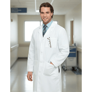 Delantal Clínico O Médico Largo Hombre