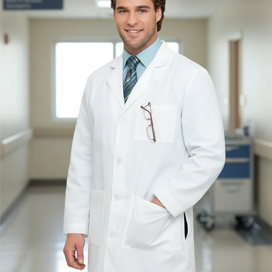 Delantal Clínico O Médico Largo Hombre 2