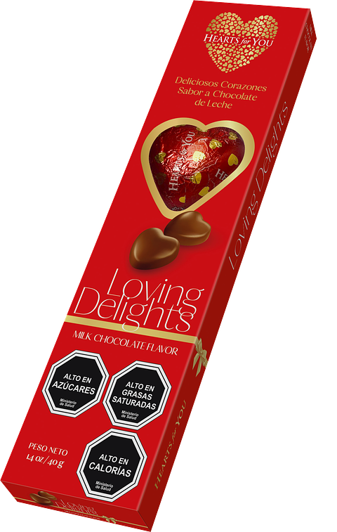 Bombones Corazon Sabor A Chocolate De Leche Romantico