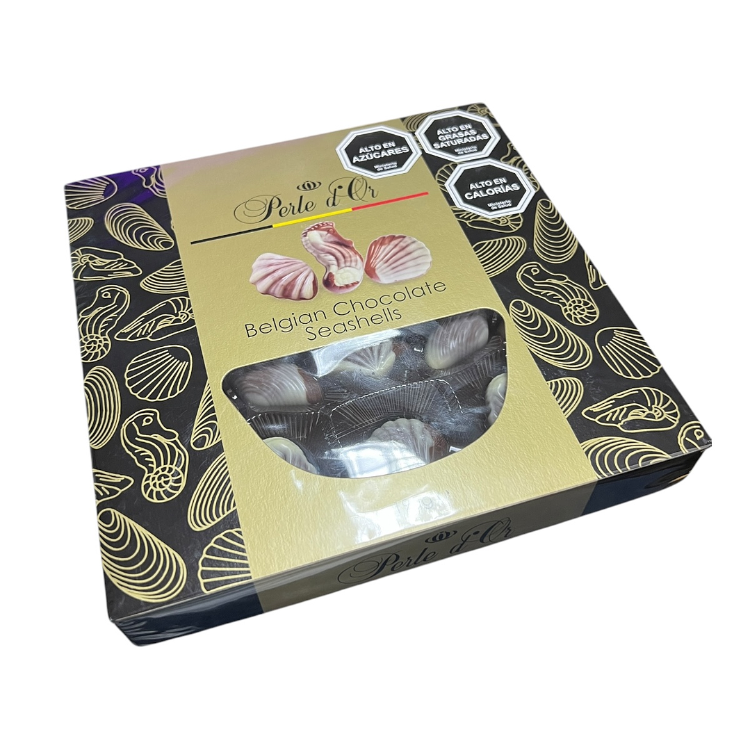 Bombones De Chocolates Belgian Seashells Perle d'Or 195G 2