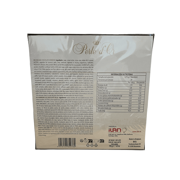 Bombones De Chocolates Belgian Seashells Perle d'Or 195G 3