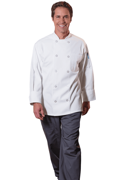 Chaqueta De Cocina Chef Botón Seguridad