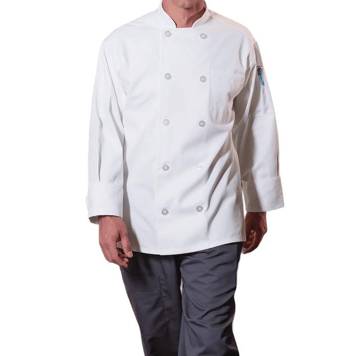 Chaqueta De Cocina Chef Botón Seguridad 1