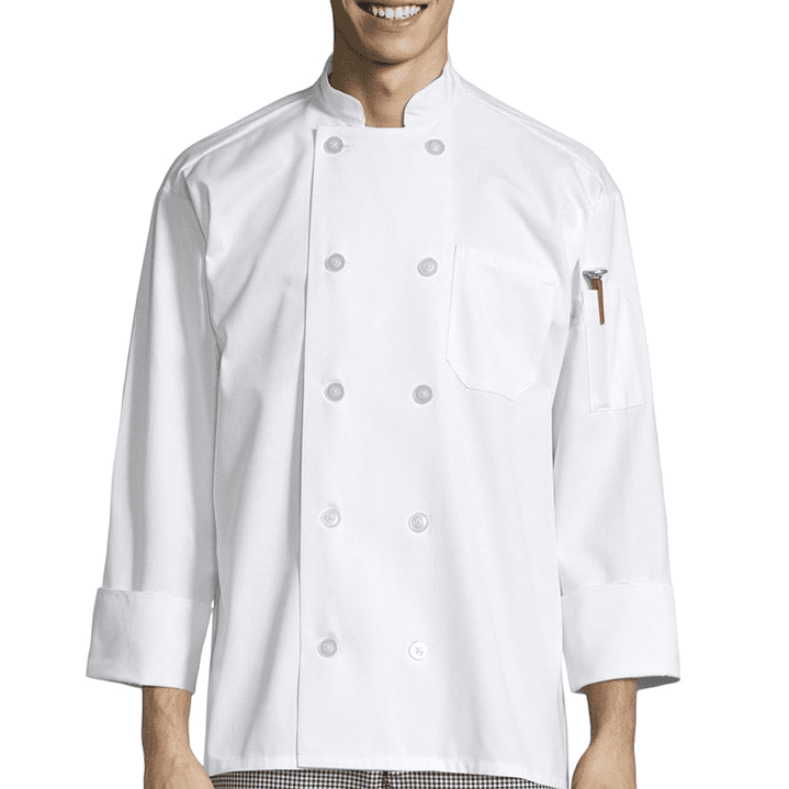 Chaqueta De Cocina Chef Botón Seguridad 2
