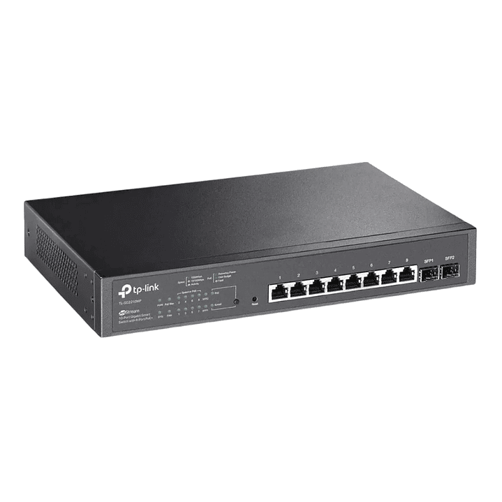 Switch Smart Gigabit Tp-link Sg2210mp 10 Puertos 8 Puertos Poe + 2 Sfp 1