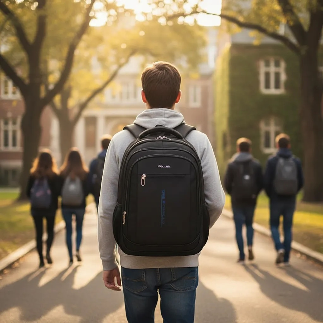 Mochila Universitaria Escolar Impermeable Usb Reforzada 1