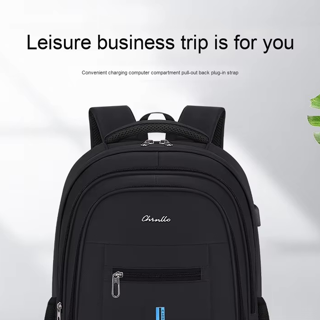 Mochila Universitaria Escolar Impermeable Usb Reforzada 4