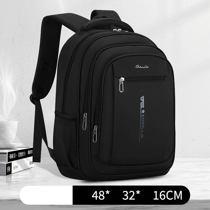 Mochila Universitaria Escolar Impermeable Usb Reforzada 6