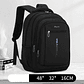 Mochila Universitaria Escolar Impermeable Usb Reforzada - Miniatura 6