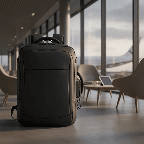 Mochila Maleta Antirrobo Impermeable Expansible 38l Usb