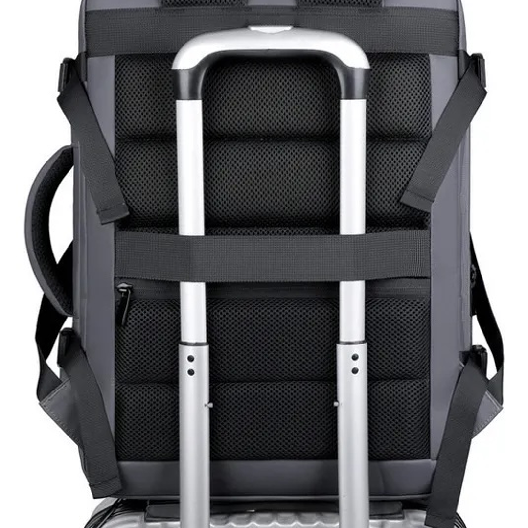 Mochila Maleta Antirrobo Impermeable Expansible 38l Usb 6