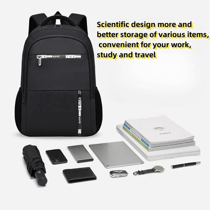 Mochila Urbana Porta Notebook Impermeable Viaje Urbanx 10