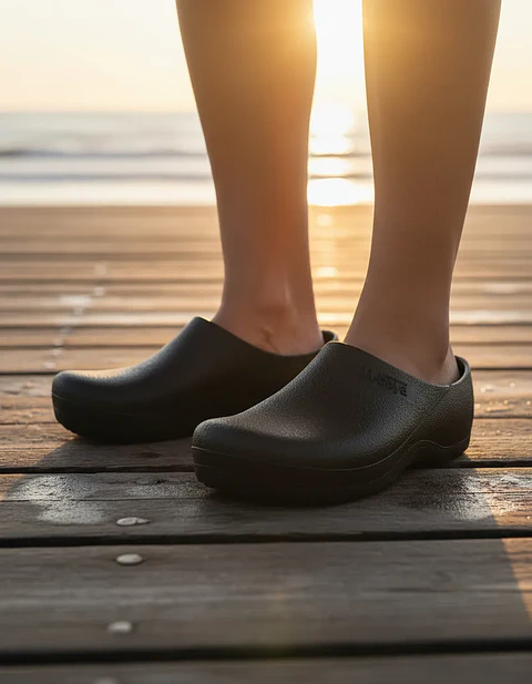 Zapato O Zueco Cocina Tipo Birki Antideslizante