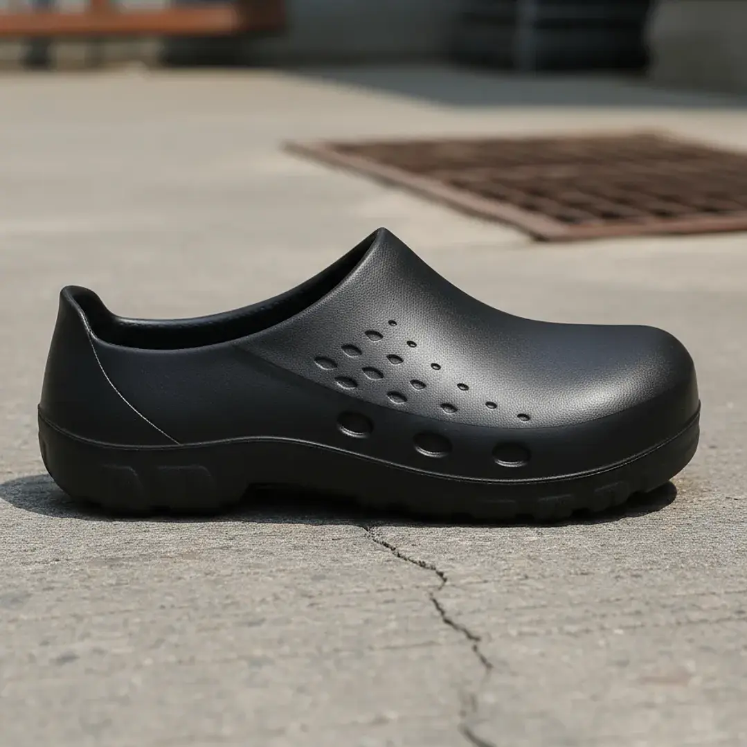 Zapato Zueco Antideslizante Cocina de Seguridad Punta Acero 3