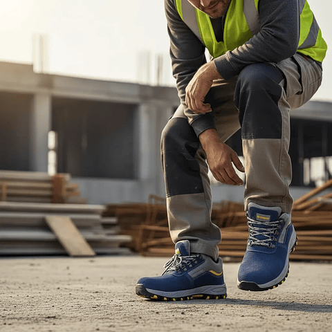 Zapatos De Seguridad Punta De Acero Trabajo Unisex