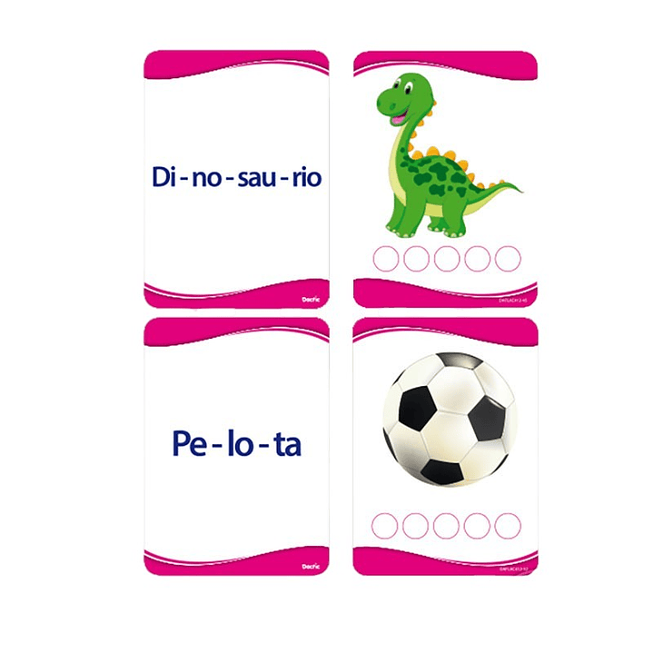 Contemos las Sílabas: Láminas para Desarrollo de Habilidades Lingüísticas 4