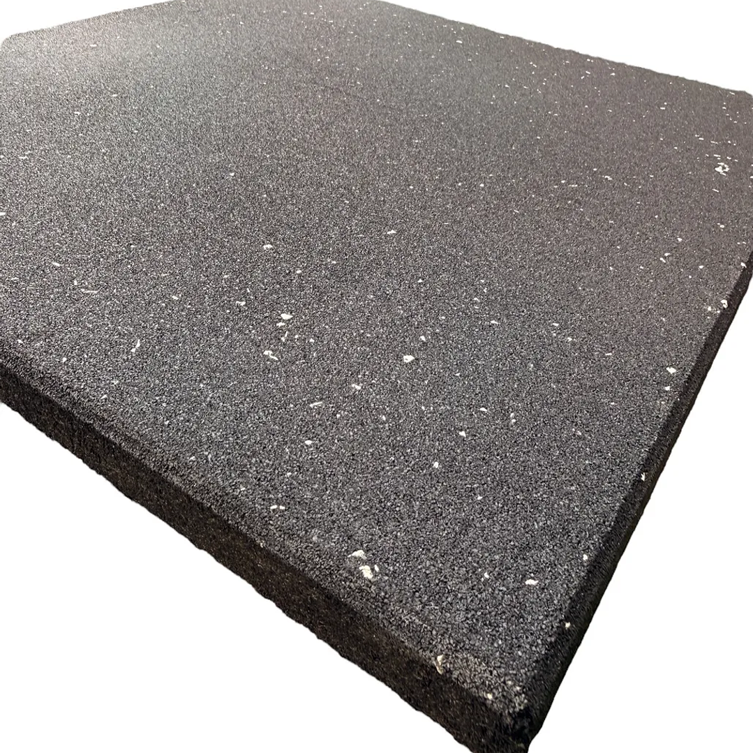 Piso Caucho Gimnasio Alto Trafico 100x100cmx15mm - Blanco 4