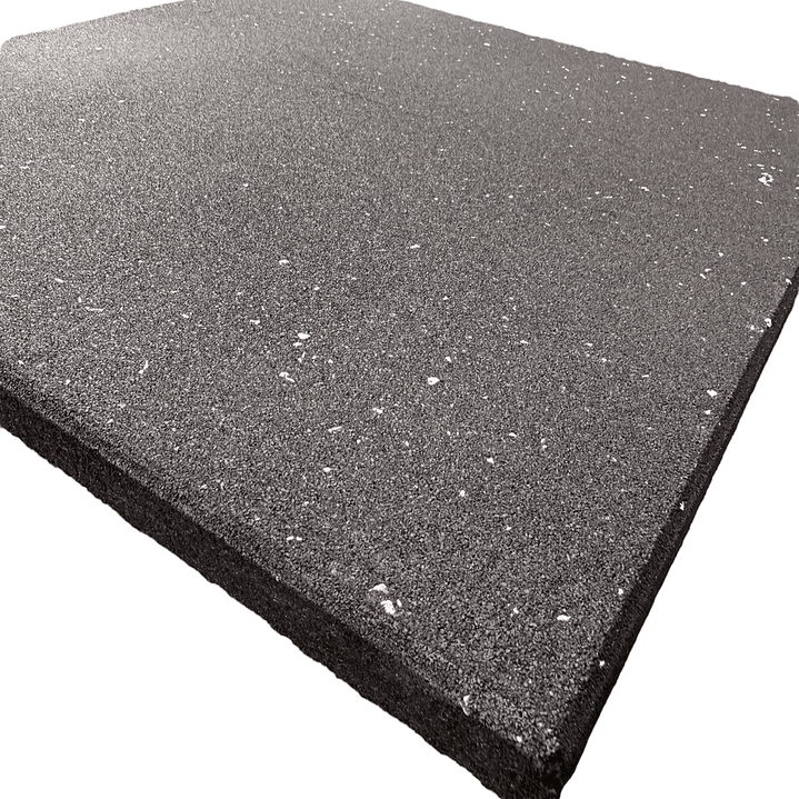 Piso Caucho Gimnasio Alto Trafico 100x100cmx15mm - Blanco 4