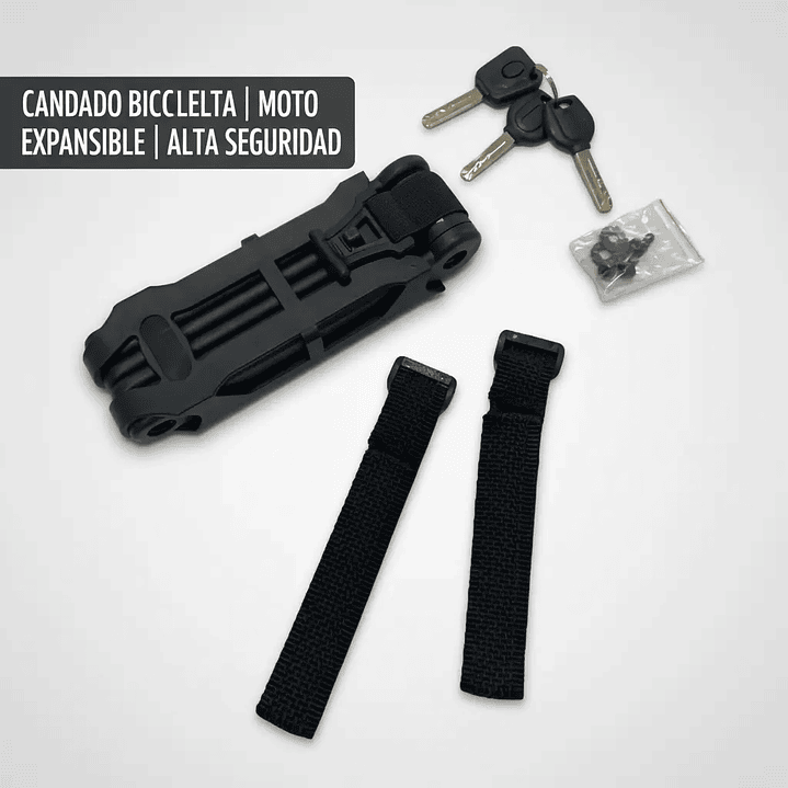 Candado Bicicleta | Moto Expansible | Alta Seguridad 3
