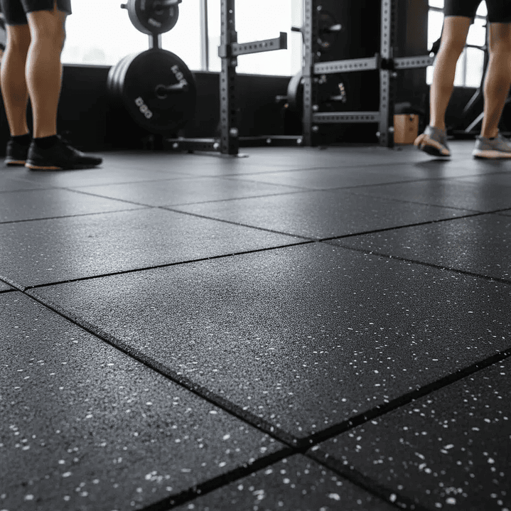 Piso Caucho Gimnasio 50x50cm X Grosor 2cm 2