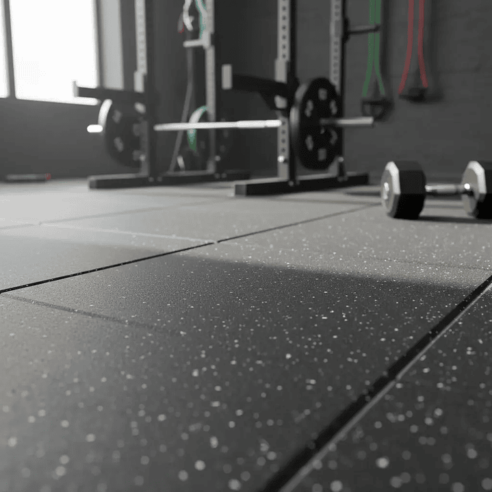 Piso Caucho Gimnasio 50x50cm X Grosor 2cm 3