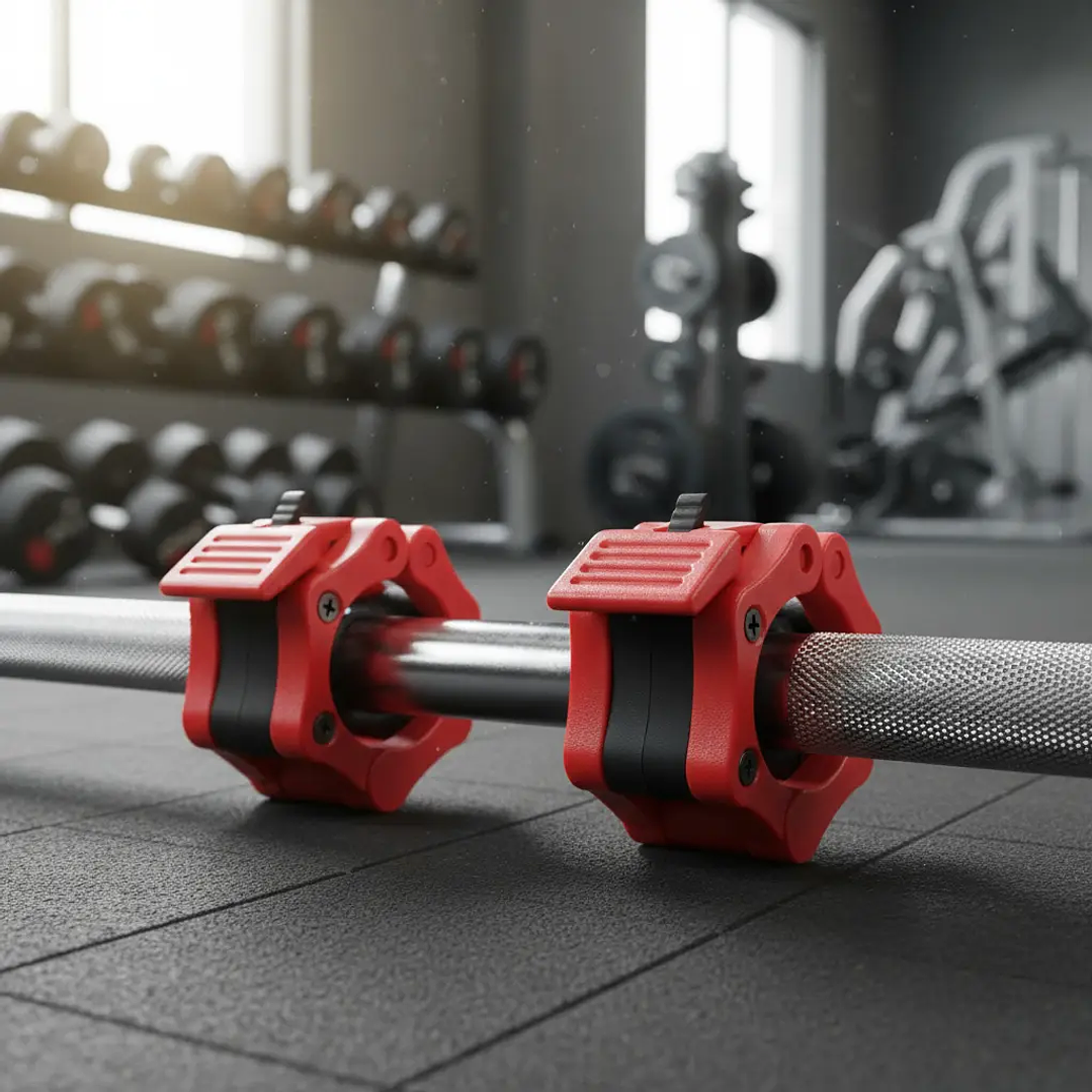 Par De Collarines Barra Olimpica 50mm Pesas Crossfit 4