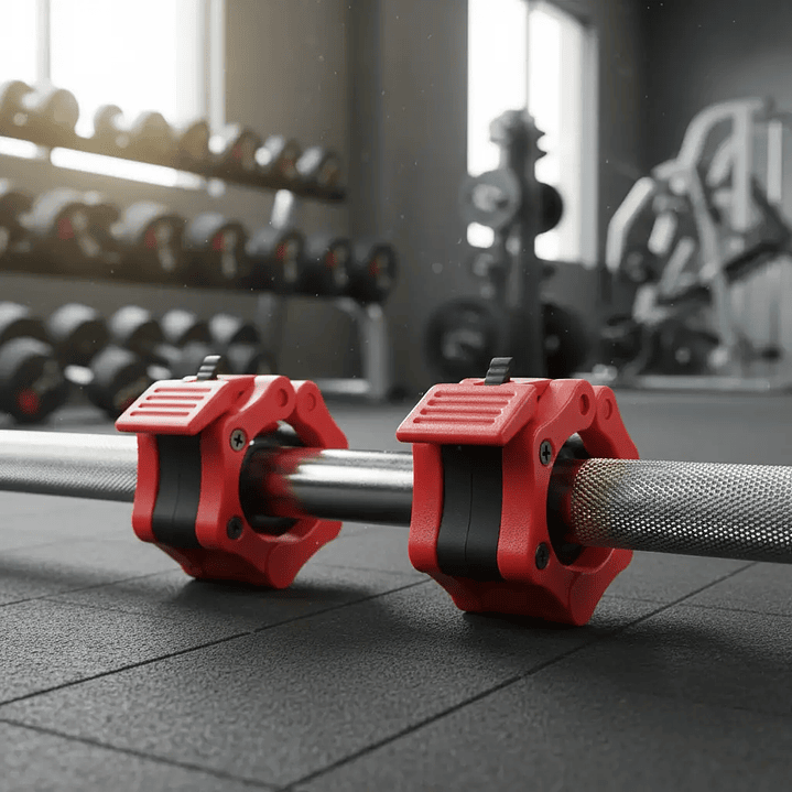 Par De Collarines Barra Olimpica 50mm Pesas Crossfit 4