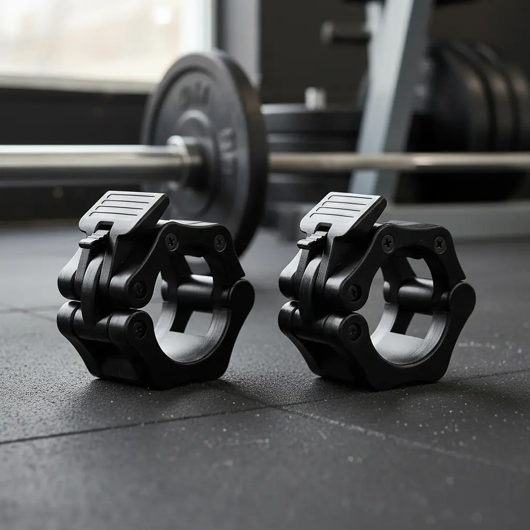 Par De Collarines Barra Olimpica 50mm Pesas Crossfit 5