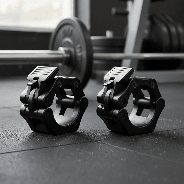 Par De Collarines Barra Olimpica 50mm Pesas Crossfit 5