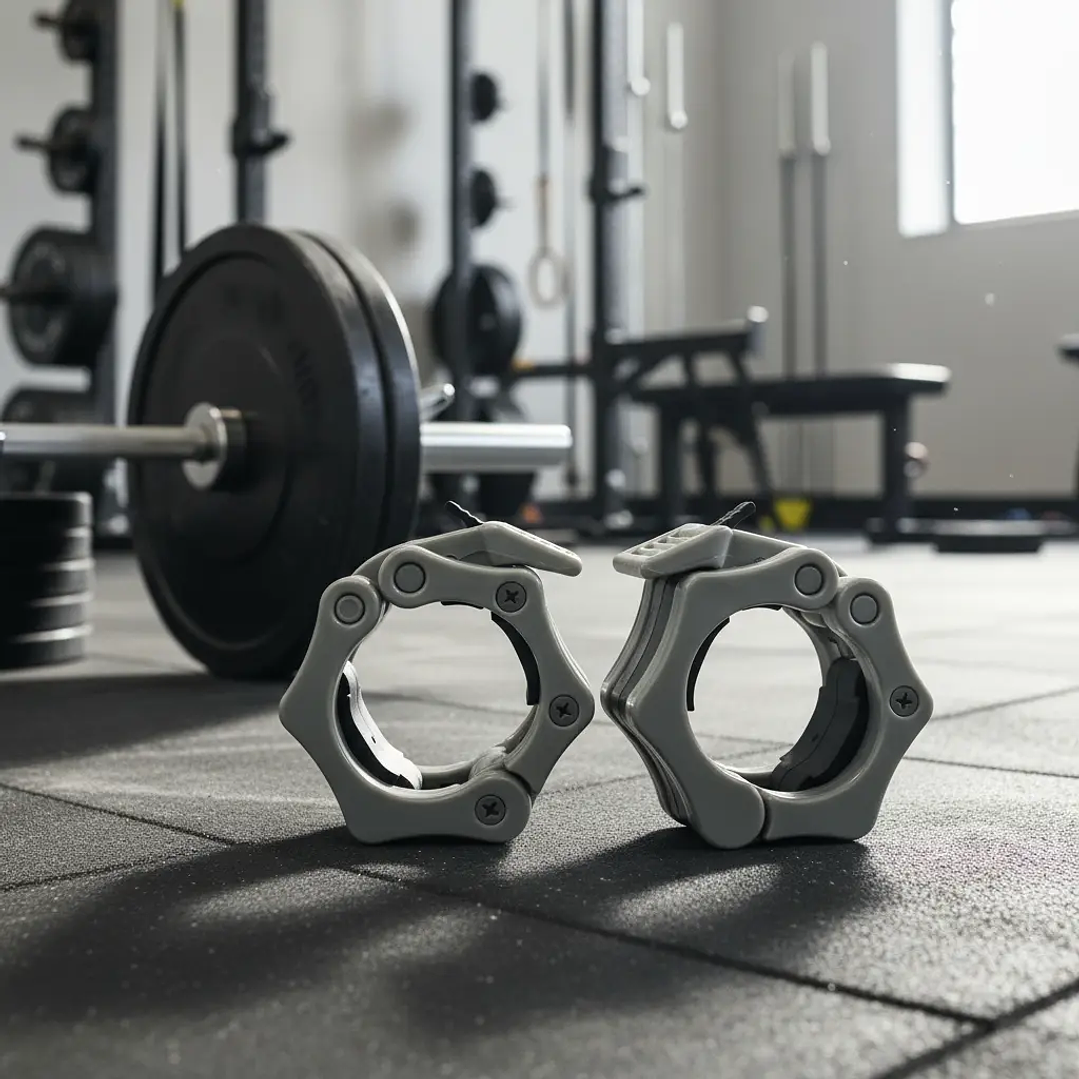 Par De Collarines Barra Olimpica 50mm Pesas Crossfit 9