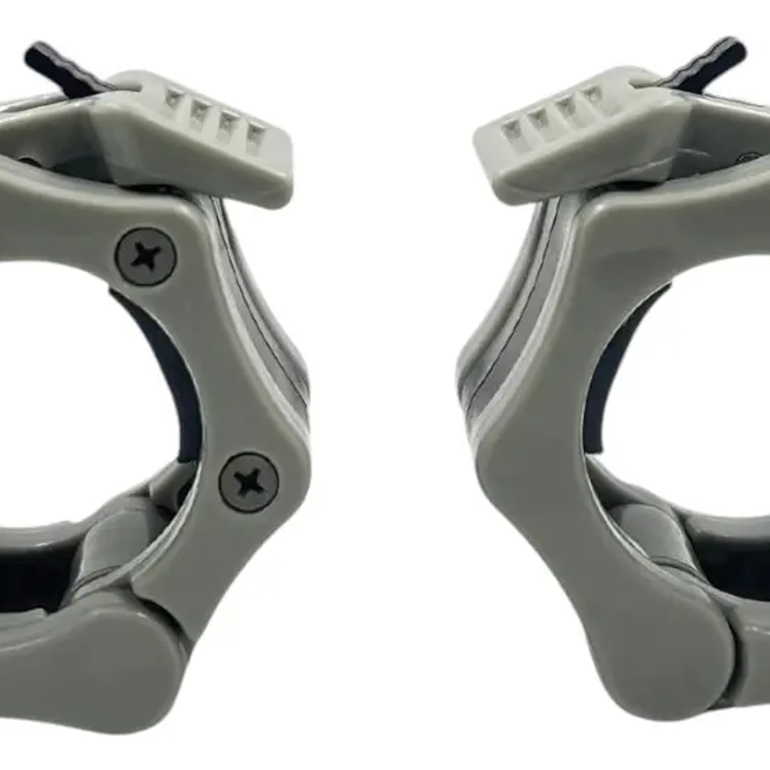 Par De Collarines Barra Olimpica 50mm Pesas Crossfit 11