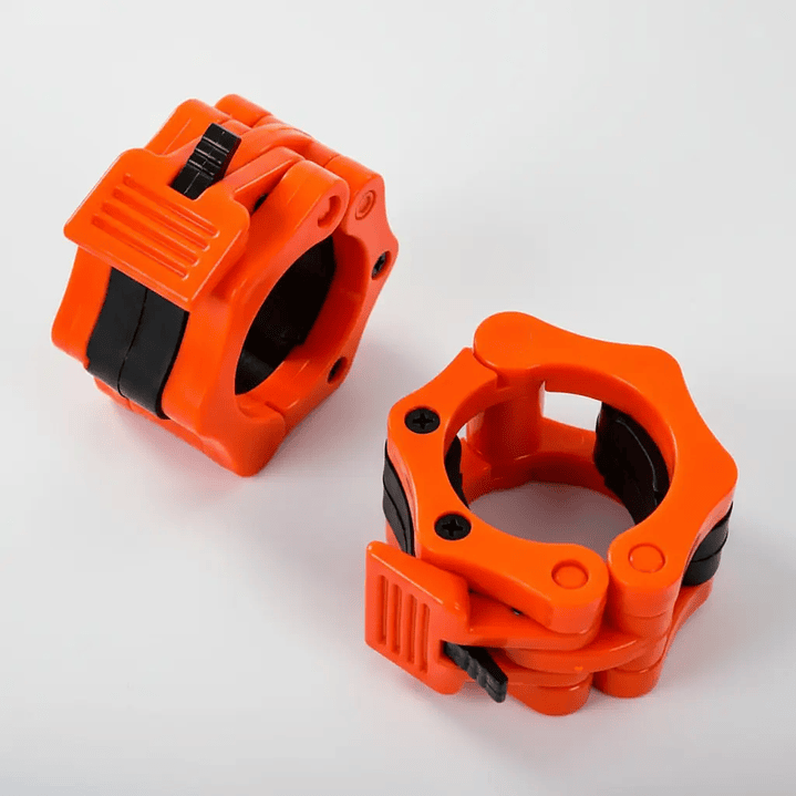 Par De Collarines Barra Olimpica 50mm Pesas Crossfit 12